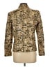 Norton McNaughton 100% Polyester Print Gold Blazer Size 10 - photo 2