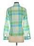 J. McLaughlin Color Block Green Long Sleeve Button-Down Shirt Size 4 - photo 2