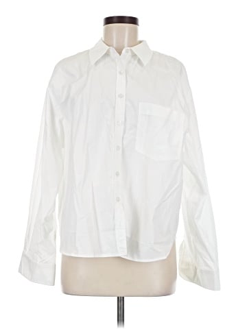 Maeve Long Sleeve Button-Down Shirt (view 1)