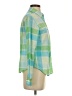 J. McLaughlin Color Block Green Long Sleeve Button-Down Shirt Size 4 - photo 4