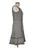 Lands' End Houndstooth Gray Casual Dress Size 6 - photo 4