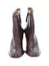 Reformation 100% Leather Solid Burgundy Ankle Boots Size 6 1/2 - photo 2