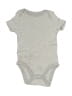 Circo 100% Cotton Stripes Gray Short Sleeve Onesie Size 0-3 mo - photo 1