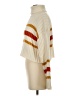Papermoon Stripes Ivory Turtleneck Sweater Size S - photo 5