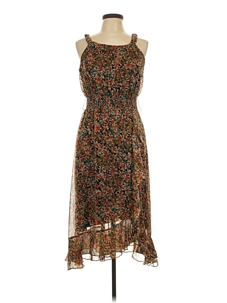 Pre-owned Cato Casual Dress In Brown