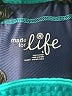 Made for Life 100% Polyester Color Block Teal Athletic Shorts Size S - photo 3