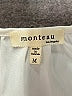 Monteau 100% Polyester Ivory Sleeveless Blouse Size M - photo 7