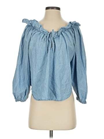 Free People 3/4 Sleeve Blouse (view 1)