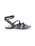 Sam Edelman 100% Leather Solid Black Gray Sandals Size 8 - photo 1