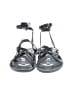 Sam Edelman 100% Leather Solid Black Gray Sandals Size 8 - photo 2