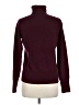 Sofia Cashmere Burgundy Turtleneck Sweater Size M - photo 2