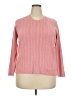 Croft & Barrow 100% Cotton Pink Pullover Sweater Size 2X - photo 1