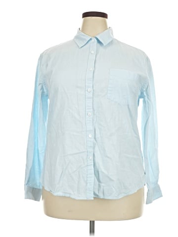 Unbranded Long Sleeve Button-Down Shirt (view 1)