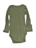 Carter's 100% Cotton Solid Green Long Sleeve Onesie Size Newborn - photo 2