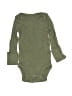 Carter's 100% Cotton Solid Green Long Sleeve Onesie Size Newborn - photo 1