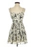 XXI 100% Polyester Paisley Gray Cocktail Dress Size S - photo 1