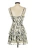 XXI 100% Polyester Paisley Gray Cocktail Dress Size S - photo 2