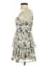 XXI 100% Polyester Paisley Gray Cocktail Dress Size S - photo 5