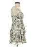 XXI 100% Polyester Paisley Gray Cocktail Dress Size S - photo 4