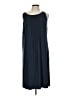 J.Jill Solid Blue Casual Dress Size L - photo 1