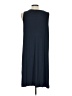 J.Jill Solid Blue Casual Dress Size L - photo 2