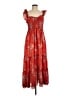 Max Studio 100% Polyester Paisley Red Casual Dress Size M - photo 1