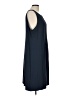 J.Jill Solid Blue Casual Dress Size L - photo 4