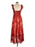 Max Studio 100% Polyester Paisley Red Casual Dress Size M - photo 2