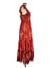 Max Studio 100% Polyester Paisley Red Casual Dress Size M - photo 4