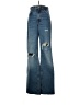 Zara Hearts Blue Jeans Size 0 - photo 1