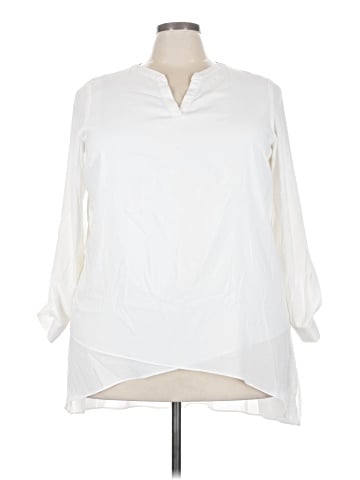 Susan Graver 3/4 Sleeve Blouse (view 1)