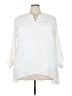 Susan Graver Ivory 3/4 Sleeve Blouse Size 20 - photo 1