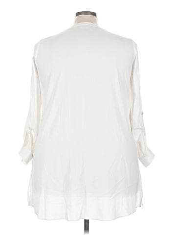Susan Graver 3/4 Sleeve Blouse (view 2)