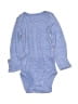 Carter's 100% Cotton Solid Blue Long Sleeve Onesie Size Newborn - photo 1