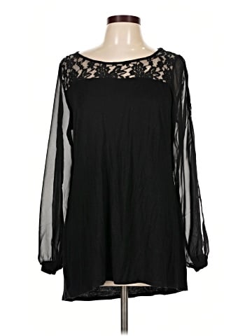 Belldini Long Sleeve Blouse (view 1)