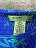 Maple 100% Silk Blue Sleeveless Silk Top Size 0 - photo 7