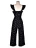 Ann Taylor Factory Hearts Black Jumpsuit Size 4 Petite - photo 2