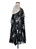 BCBGMAXAZRIA 100% Polyester Graphic Gray Casual Dress Size M - photo 4