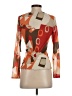 Ideology 100% Nylon Orange Long Sleeve Blouse Size XS - photo 2