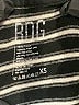 BDG 100% Cotton Stripes Black Short Sleeve Turtleneck Size XS - photo 7