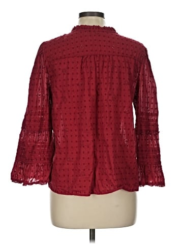 Ann Taylor LOFT 3/4 Sleeve Blouse (view 2)