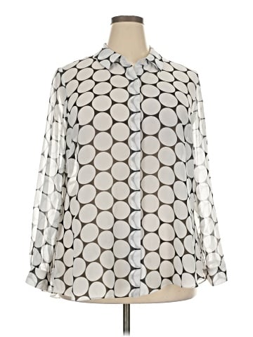 Lane Bryant Long Sleeve Blouse (view 1)