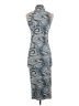 Zara Paisley Blue Cocktail Dress Size XS - photo 2