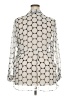 Lane Bryant 100% Polyester Polka Dots Silver Long Sleeve Blouse Size 18 (3) - photo 2