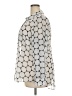 Lane Bryant 100% Polyester Polka Dots Silver Long Sleeve Blouse Size 18 (3) - photo 5