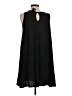 New Directions Solid Black Casual Dress Size S - photo 2