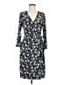 Anne Klein Floral Black Casual Dress Size M - photo 1
