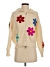 Rain 100% Polyester Floral Ivory Cardigan Size S - photo 1