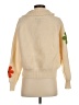 Rain 100% Polyester Floral Ivory Cardigan Size S - photo 2