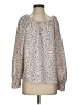 Ann Taylor LOFT Outlet 100% Polyester Ivory Long Sleeve Blouse Size S - photo 1